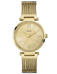 Guess W0638L2 Soho Ladies Gold Gold plated stainless steel Round Watch