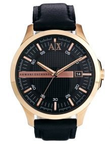 Armani Exchange Fashion AX2129 RoseGold Men's Rose Gold Wrist Watch-0