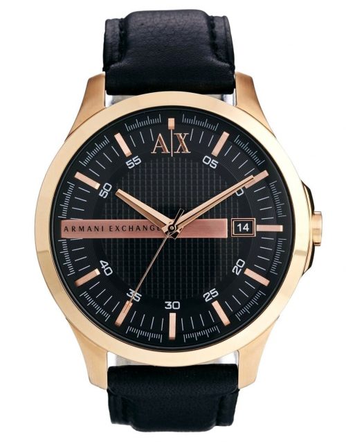 Armani Exchange Fashion AX2129 RoseGold Men's Rose Gold Wrist Watch-0