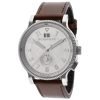 Burberry Classic bu7683 men's silver watch - classic mid steel case leather band