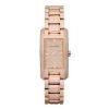Burberry Check Engraved Rectangle Ladies-small rose gold plated stainless steel Dialstainless steelstainless steel Watch BU9502