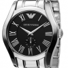 Emporio Armani Quartz Black Roman Numeral Dial Men's Watch - AR0680