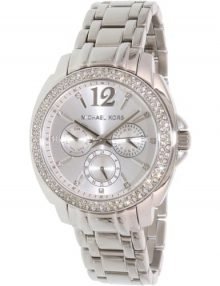 Michael Kors Cameron mk5692 women's silver watch - chronograph mid steel case steel band