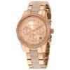 Michael Kors Ritz mk6309 women's rose gold watch - sparkling mid rose gold case rose gold band