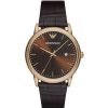 Armani Ar2503 Brown Men's Rose Gold Toned Classic Watch