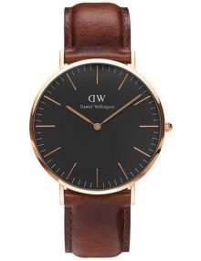 Daniel Wellington St Mawes 40mm Men'S Rose Gold Leather Dw00100124 Watch