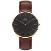 Daniel Wellington St Mawes 40mm Men'S Rose Gold Leather Dw00100124 Watch
