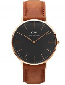 Daniel Wellington St Mawes 40mm Men'S Rose Gold Leather Dw00100124 Watch