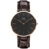 Daniel Wellington St Mawes 40mm Men'S Rose Gold Leather Dw00100124 Watch