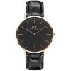 Daniel Wellington St Mawes 40mm Men'S Rose Gold Leather Dw00100124 Watch