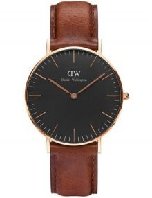 Daniel Wellington St Mawes 40mm Men'S Rose Gold Leather Dw00100124 Watch