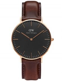 Daniel Wellington St Mawes 40mm Men'S Rose Gold Leather Dw00100124 Watch