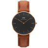 Daniel Wellington St Mawes 40mm Men'S Rose Gold Leather Dw00100124 Watch