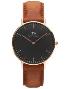 Daniel Wellington St Mawes 40mm Men'S Rose Gold Leather Dw00100124 Watch