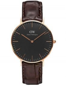 Daniel Wellington St Mawes 40mm Men'S Rose Gold Leather Dw00100124 Watch