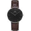 Daniel Wellington York  36mm Women'S Steel Leather Dw00100146 Watch