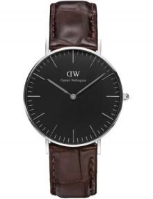 Daniel Wellington York  36mm Women'S Steel Leather Dw00100146 Watch