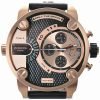 Diesel DZ7282 Little Daddy Rose Gold Men's Chronograph Leather Watch