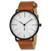Skagen Hagen Skw6216 White Dial Brown Leather Men's Watch