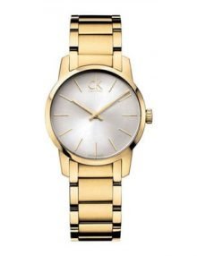 Calvin Klein City k2g23546 women's gold plated watch