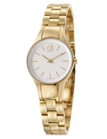 Calvin Klein Simplicity k4323212 women's gold plated watch