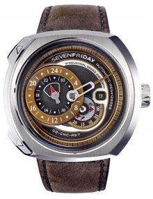 Sevenfriday Q series q2-01 men's leather watch