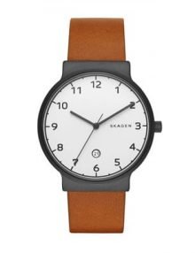 Skagen Ancher skw6297 men's leather watch
