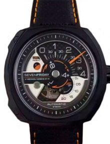 Sevenfriday V series v3-02 men's leather watch