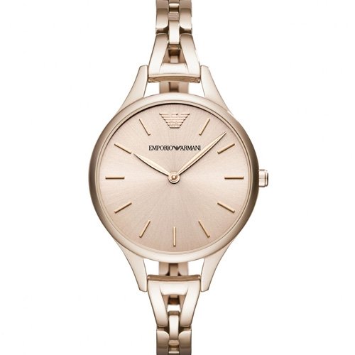 Emporio Armani Rose Gold Tone Ladies Watch AR11055
