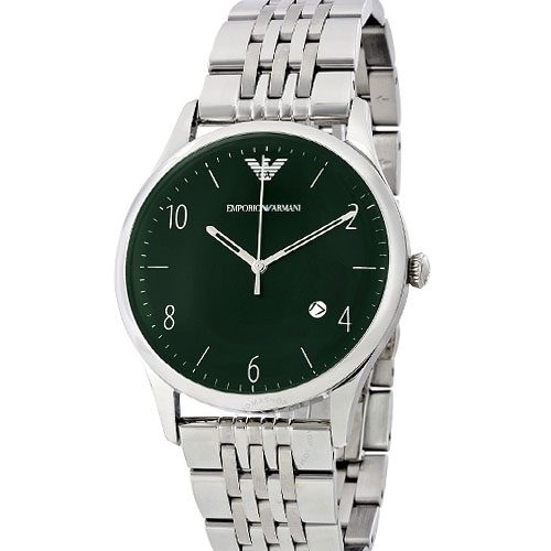 Armani Dress Ar1943 Green Chronograph Men's Watch