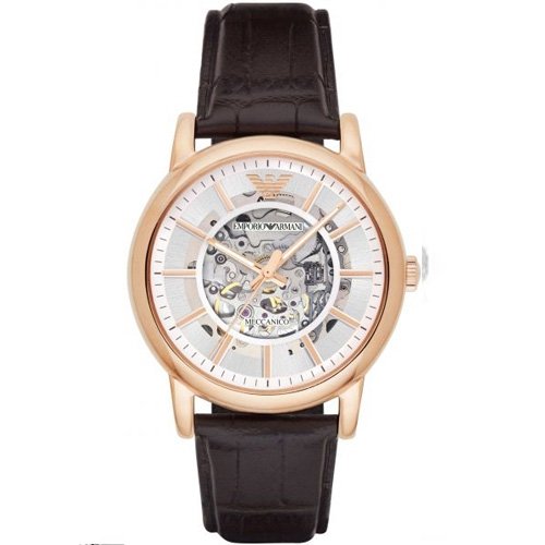Emporio Armani AR1983 Luigi Meccanico Skeleton Dial Automatic Men's Watch