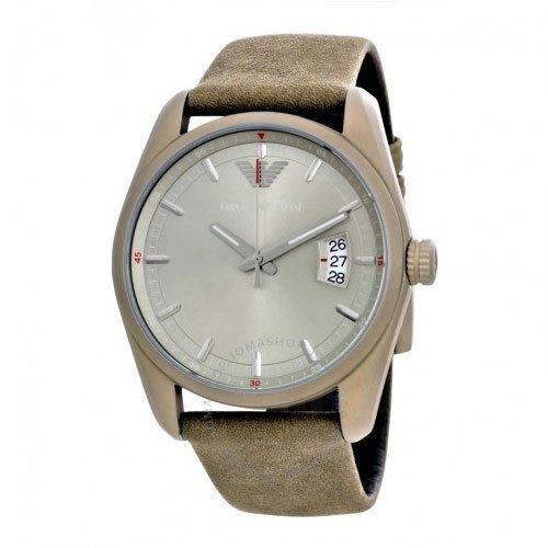 Emporio Armani Sportivo Khaki Sunray Dial Men's Watch AR6079