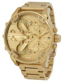 Diesel Daddy All Gld Dz7399 Gold Mr Daddy Chrono Men's Watch