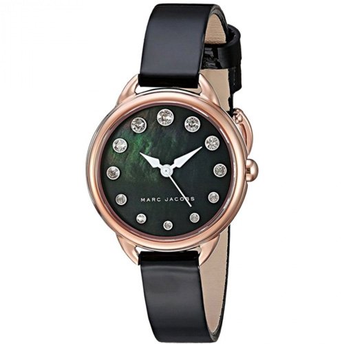 MARC JACOBS Betty Black Mother Of Pearl Dial Ladies Watch mj1513