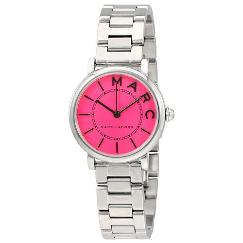 MARC JACOBS Roxy Fuchsia Dial Ladies Stainless Steel Watch mj3528